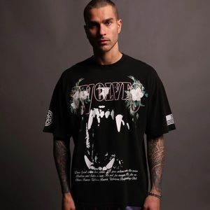 Darc Sport "Island Blood Thirsty Premium" Oversized Tee In Pigment Black Ohana 2
